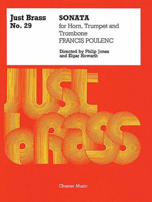 Poulenc - Sonata for Horn, Trumpet and Trombone Just Brass No 29