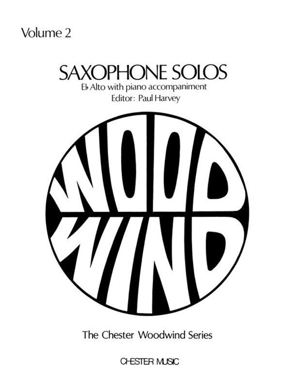 Alto Sax Solos Volume 2 Edited by Paul Harvey - Chester Music, 34 Pages
