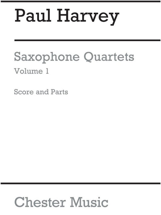 Harvey Saxophone Quartets Book 1(Arc) (Music Score/Parts) Book