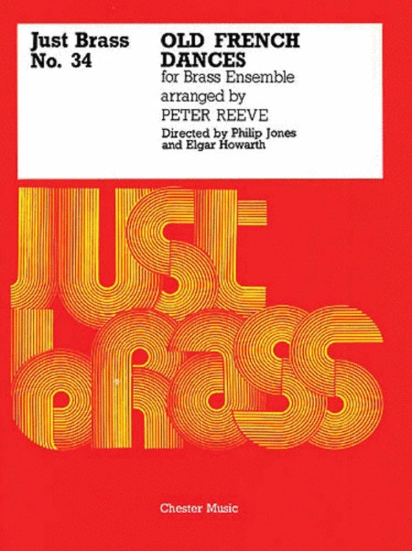 Just Brass 34 Old French Dances Gervaise (Music Score/Parts) Book