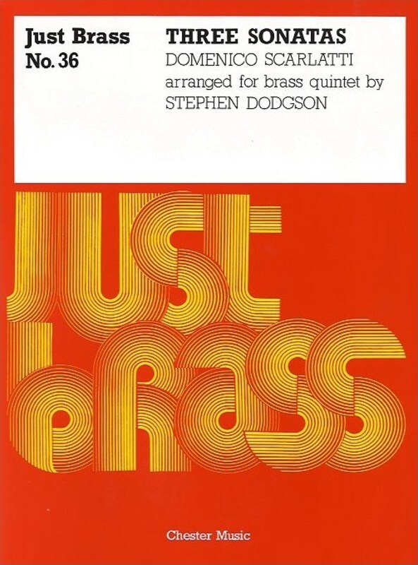 Just Brass 36 3 Sonatas Scarlatti (Music Score/Parts) Book