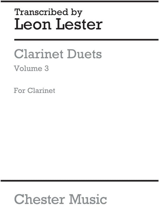 Clarinet Duets Vol.3(Arc) (Softcover Book)