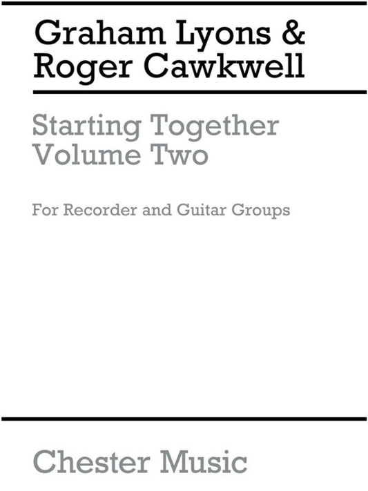 Starting Together 2 Recorder/Guitar(Arc) (Softcover Book)