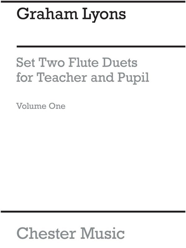 Lyons Flute Duets Vol.1 Set 2(Arc) (Softcover Book)