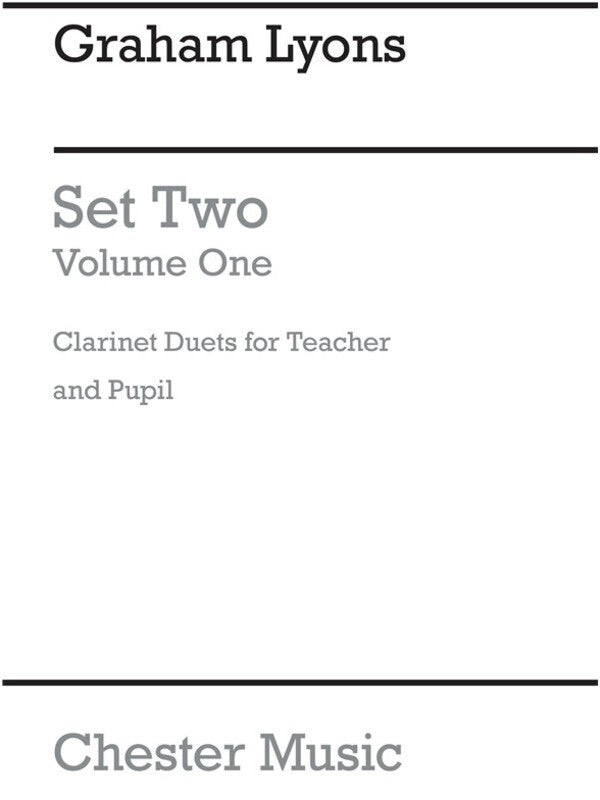 Lyons Clarinet Duets Vol.1 Set 2(Arc) (Softcover Book)