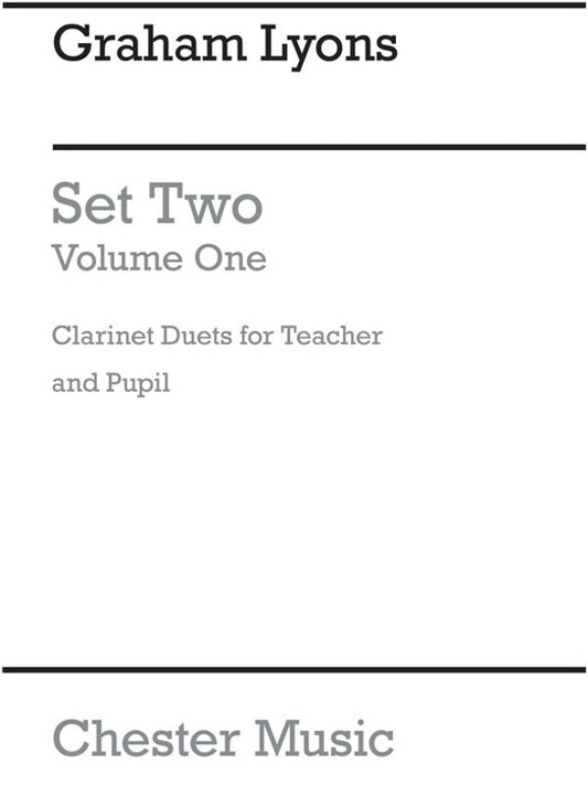 Lyons Clarinet Duets Vol.1 Set 2(Arc) (Softcover Book)