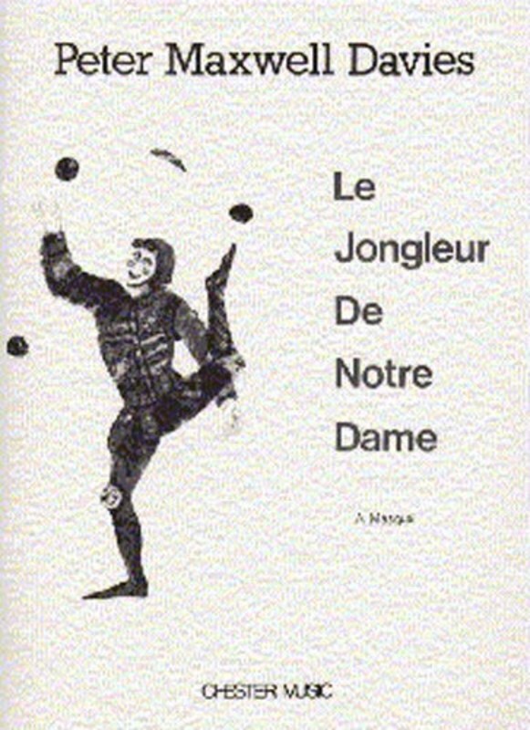 Maxwell Davies Le Jongleur Full Score