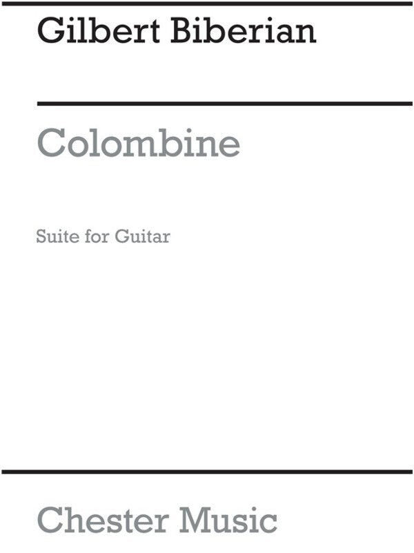 Biberian Columbine Guitar Solo(Arc) (Softcover Book)