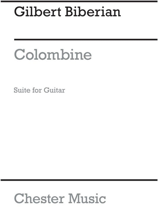 Biberian Columbine Guitar Solo(Arc) (Softcover Book)