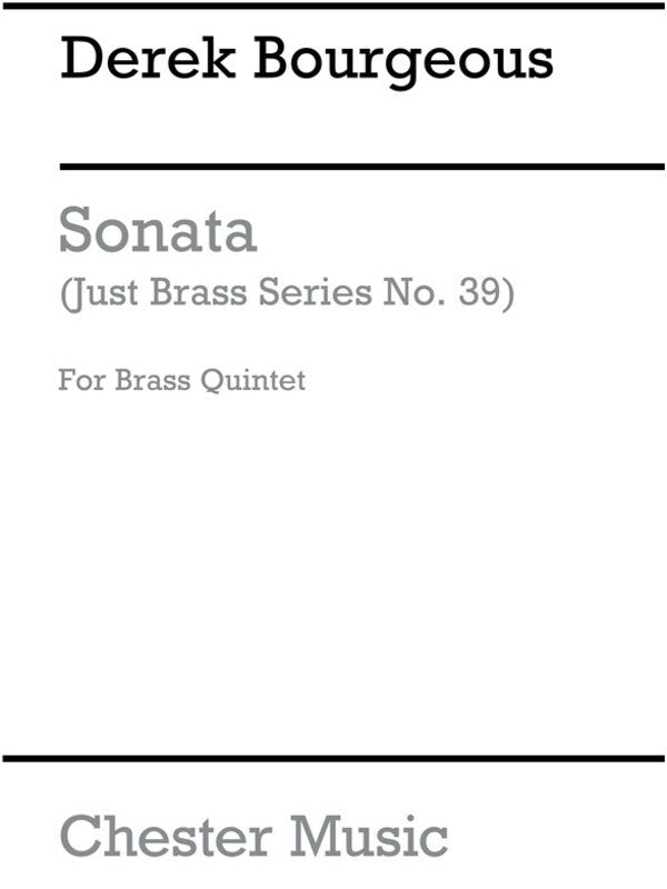Just Brass 39 Sonata 4 Brass Bourgeois (Music Score/Parts) Book