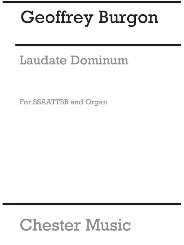 Burgon Laudate Dominum SSAATTBB(Arc)