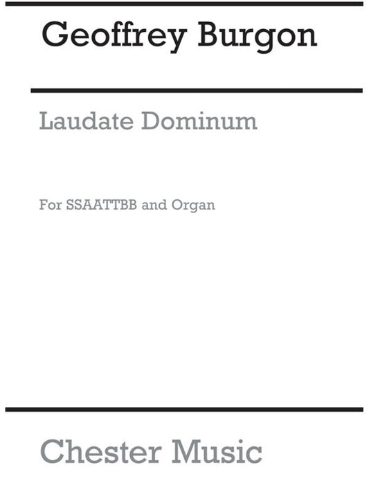 Burgon Laudate Dominum SSAATTBB(Arc)
