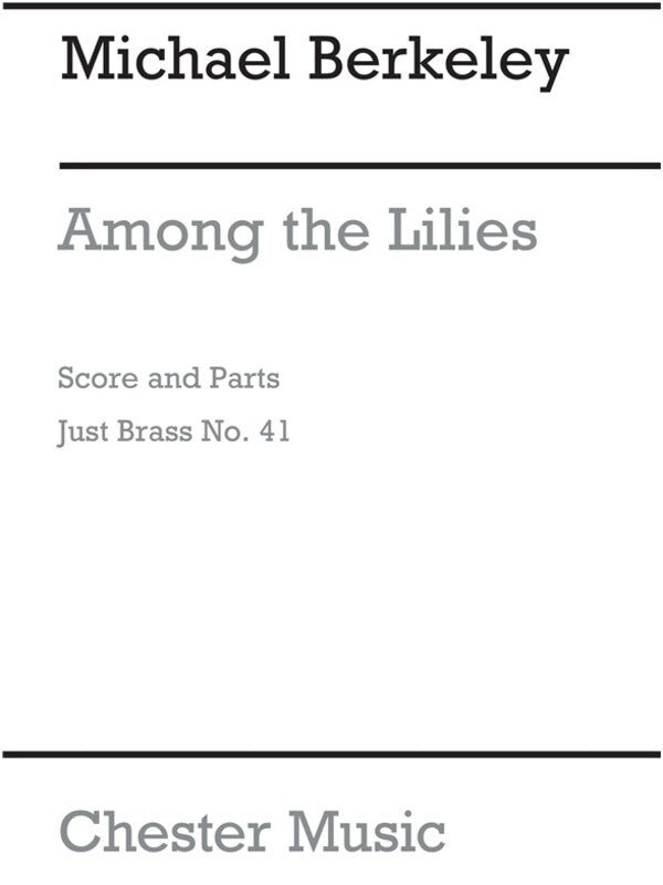 Just Brass 41 Among The Lillies Berkeley (Music Score/Parts) Book