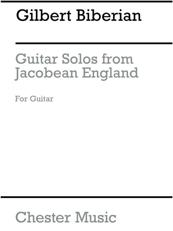 Biberian Solos Jacobean England Guitar(Arc) (Softcover Book)