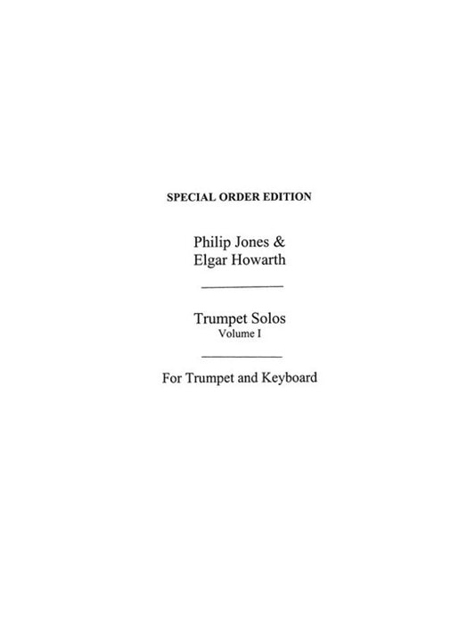 Trumpet Solos Vol 1: Tudor Trumpet Tunes Trumpet/Piano (Softcover Book)
