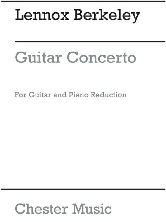 Berkeley Concerto Op 88 Guitar(Arc) (Softcover Book)