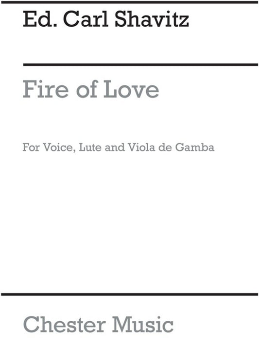 Shavitz Fire Of Love Voice/Guitar(Arc) (Softcover Book)