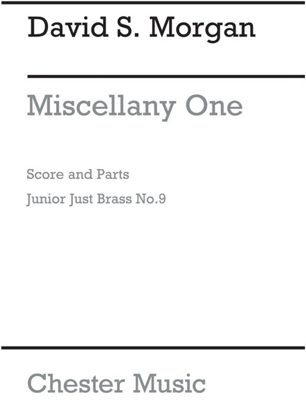 Junior Just Brass 09 Miscellany 1Score/Parts Book