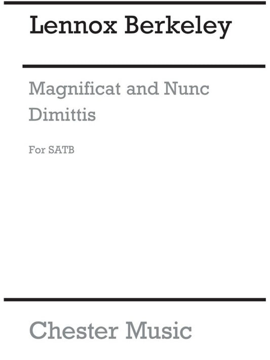Berkeley Magnificat/Nunc SATB(Arc)