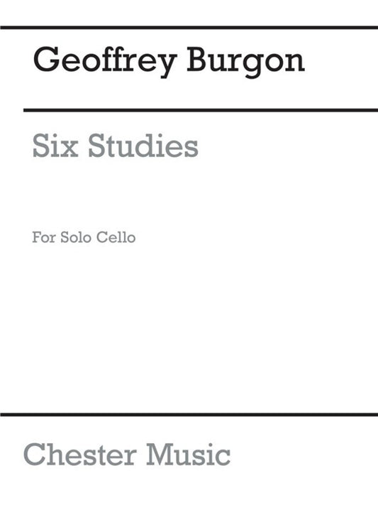 Burgon 6 Studies Cello Solo (Softcover Book)