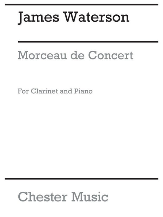 Waterson Morceau De Concert Clarinet(Arc (Softcover Book)