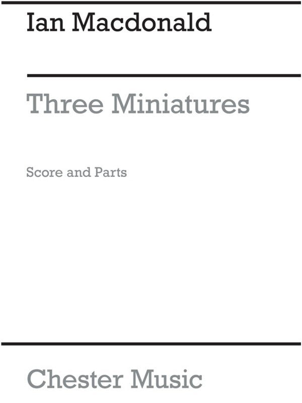 Junior Just Brass 08 3 Miniatures Score/Parts (Archiv (Music Score/Parts) Book