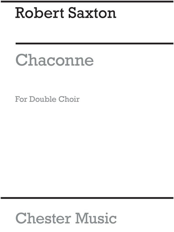 Saxton Chaconne SATB(Arc)