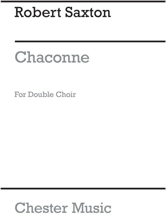 Saxton Chaconne SATB(Arc)
