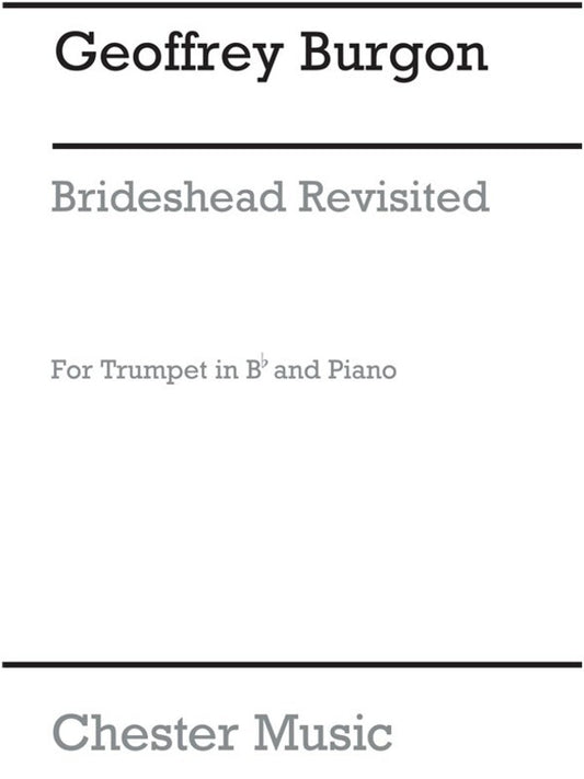 Burgon Brideshead Revisited Trumpet/Piano(Arc) (Softcover Book)
