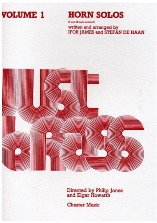 Just Brass Horn Solos(F Or Eb)Vol.1 (Softcover Book)