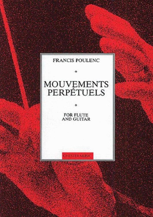 Poulenc Mouvements Perpetuels Flute/Guitar (Softcover Book)