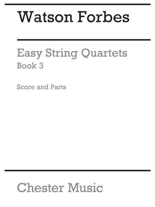 Easy String Quartets Book 3 Score/Parts(Archive Ed.) (Music Score/Parts) Book