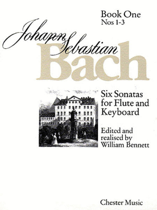 Bach Sonatas Flute Vol.1(1-3)Ed.Bennett (Softcover Book)