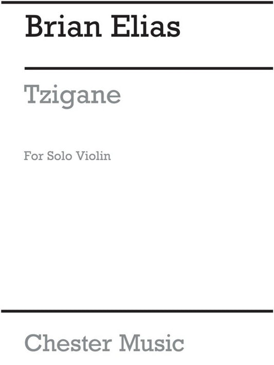 Elias Tzigane Solo Violin(Arc) (Softcover Book)