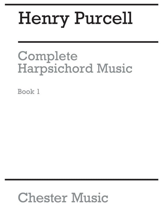 Purcell Harpsichord Works Book.1(Arc) (Softcover Book)