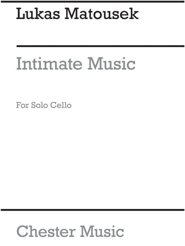 Matousek Intimate Music Cello(Arc) (Softcover Book)