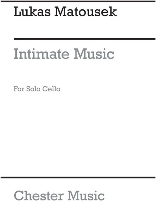 Matousek Intimate Music Cello(Arc) (Softcover Book)
