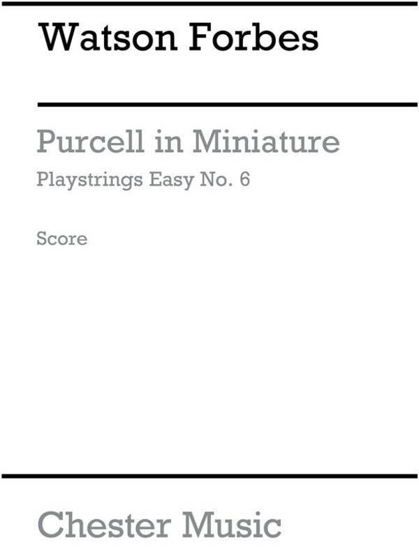 Playst.Ez 06 Purcell In Min. Sc(Arc)