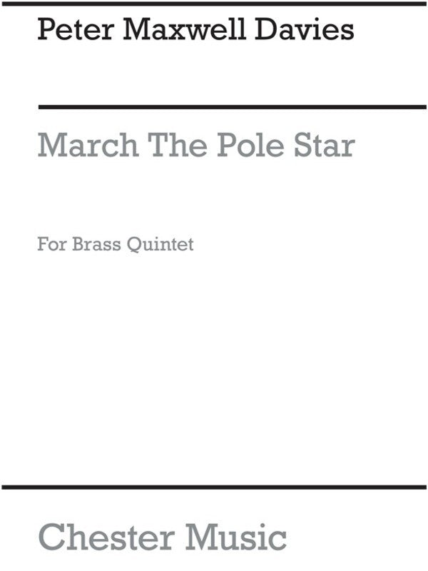 Maxwell Davies Pole Star Score(Arc)