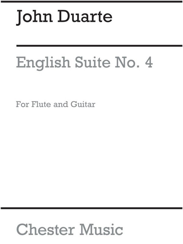 Duarte English Suite For FluteandGuitar(Arc) (Softcover Book)