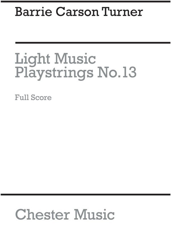 Playst.Ez 13 Light Music Score(Arc)
