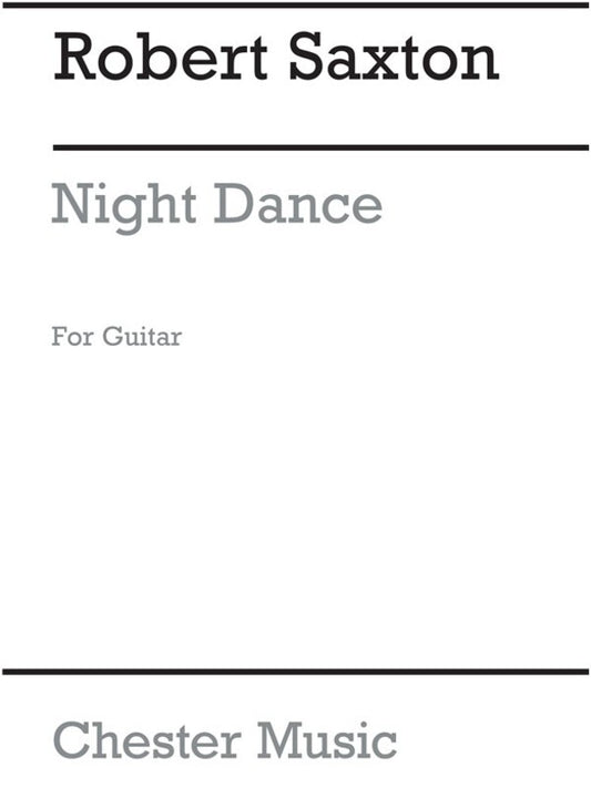 Saxton Night Dance Guitar(Arc) (Softcover Book)