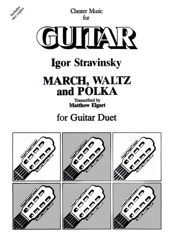 Stravinsky Mar.Waltz And Polka Guitar Duet (Softcover Book)