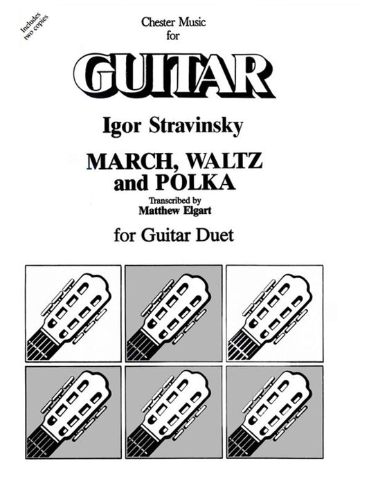 Stravinsky Mar.Waltz And Polka Guitar Duet (Softcover Book)