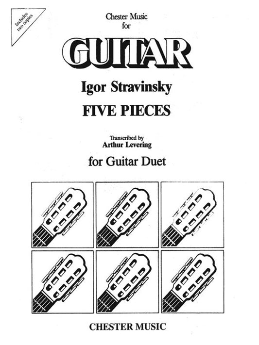 Stravinsky 5 Pieces Guitar Duet (Softcover Book)