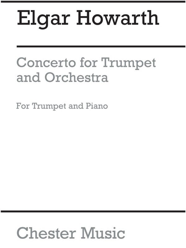 Howarth Concerto Trumpet And Piano(Arc) (Softcover Book)