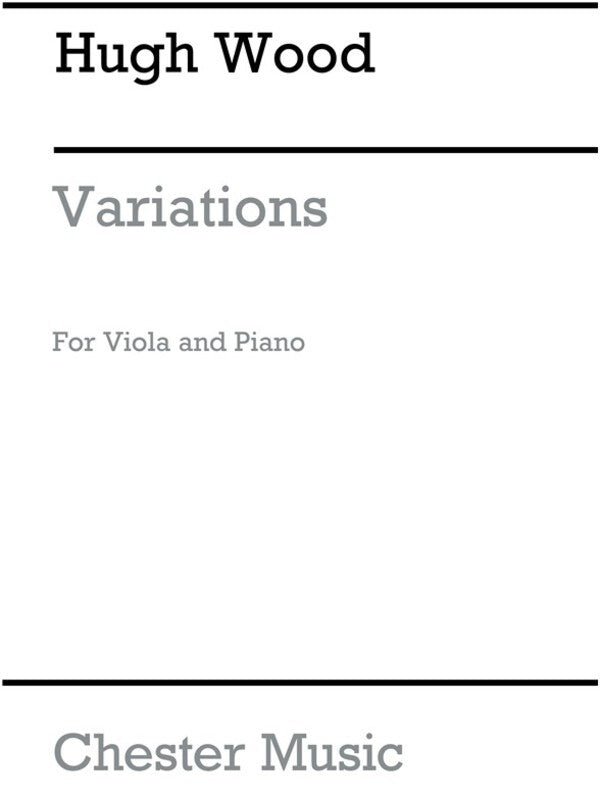 Variations For Viola And Piano (Softcover Book)