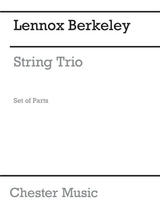 Berkeley String Trio Parts(Arc) (Set Of Parts) Book