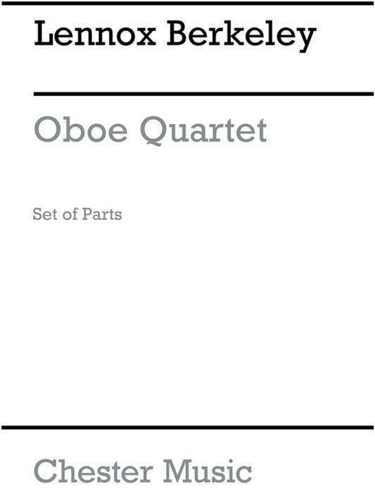 Berkeley Oboe Quartet Set Of Parts(Arc) (Set Of Parts) Book