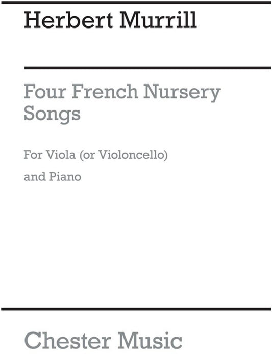 Murrill 4 French Nursery Songs Cello(Arc (Softcover Book)